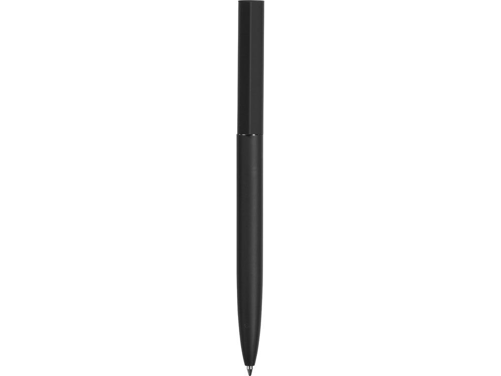 Шариковая металлическая ручка "Minimalist" софт-тач, черный