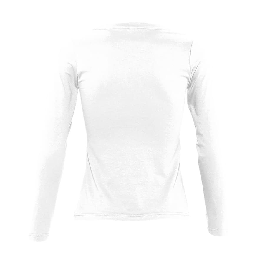 Футболка женская с длинным рукавом MAJESTIC, белый, S, 100% хлопок, 150 г/м2