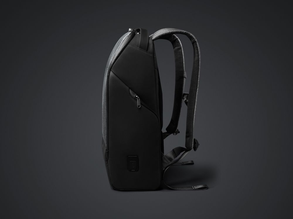 Антикражный рюкзак FlexPackPro для ноутбука 15.6", серый/черный