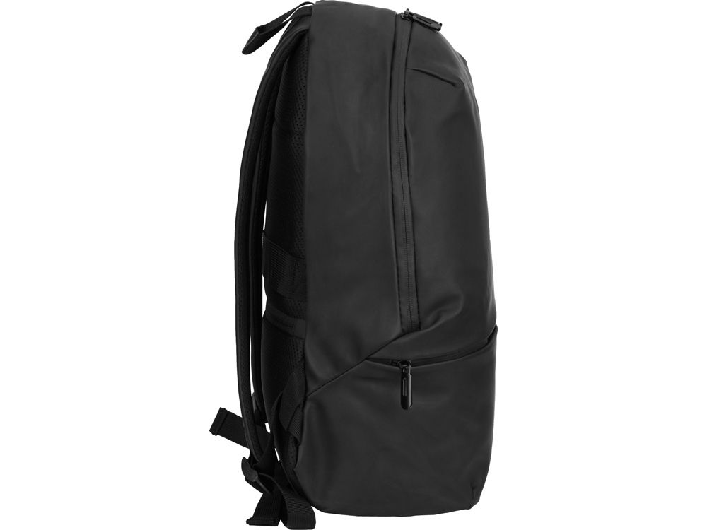 Рюкзак Glam для ноутбука 15'' из мягкой экокожи, черный