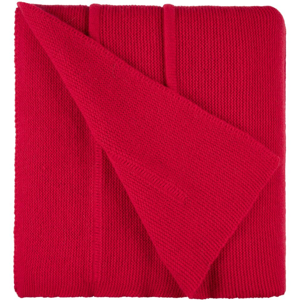 Плед Nessona Alpaca, красный (гвоздика)