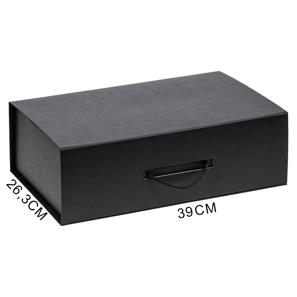 Подарочная коробка, размер 39*26,3*11 см, Solution Prestige Big Case Soft с магнитным клапаном и ручкой 