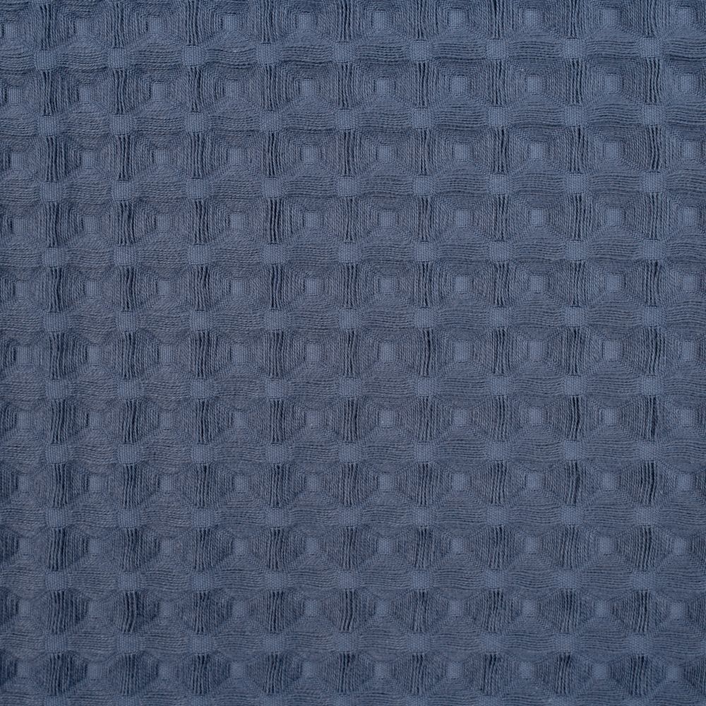 Плед Boho, темно-синий (графит)