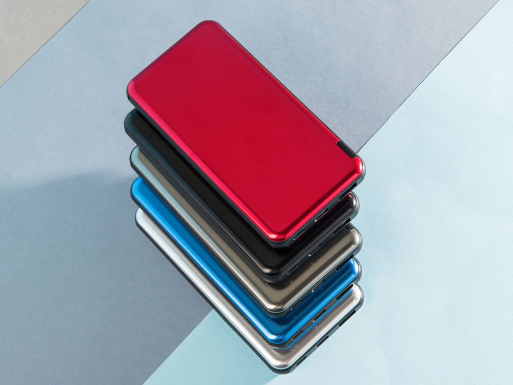 Внешний аккумулятор «Forge» v.2, металл, 10000mah, серый