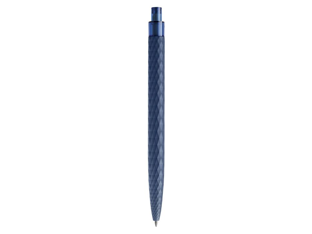 Ручка шариковая QS 01 PRT "софт-тач", синий