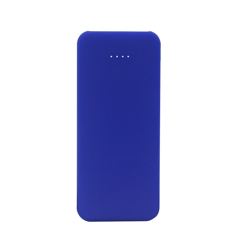 Внешний аккумулятор Arrida 5000mAh, с покрытием "Baby skin”, синий