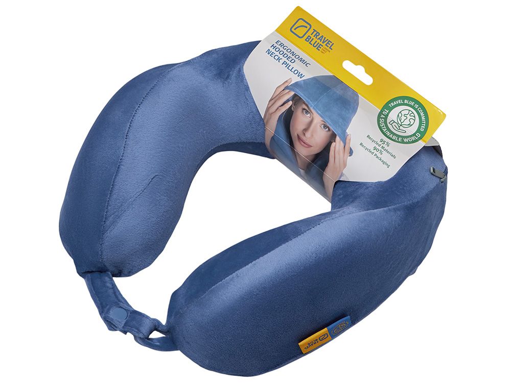 Подушка для путешествий с капюшоном «Hooded Tranquility Pillow»