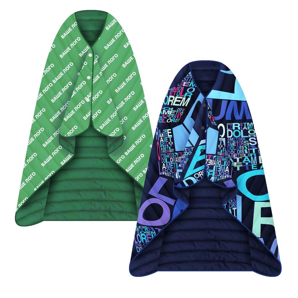 Плед-пончо Blanket Print на заказ