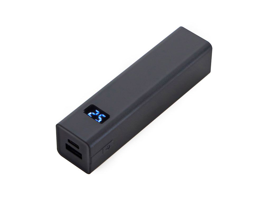 Внешний аккумулятор «Rail», 5000 mAh, черный