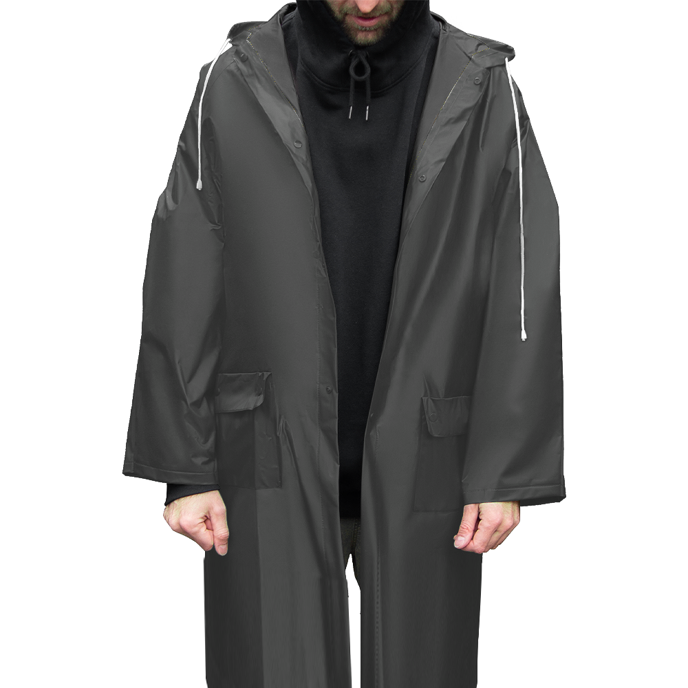 Дождевик Belfast Bi-color, материал PVC, размер M-L, черно-черный