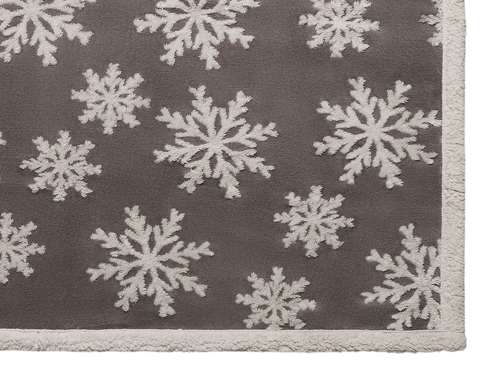 Плед Snowflake новогодний