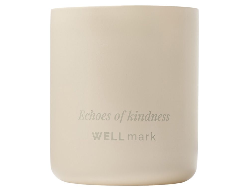 Ароматическая свеча Wellmark "Echoes of Kindness"- Ecru бежевый