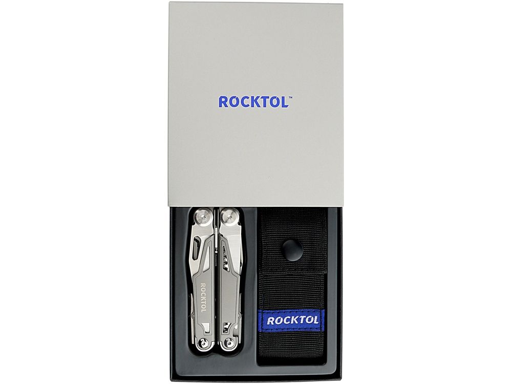 Мультитул Rocktol 19 в 1 с титановыми ручками, нейлоновый чехол, подарочная коробка