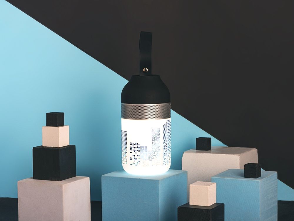 Портативный беспроводной Bluetooth динамик "Lantern" со встроенным светильником