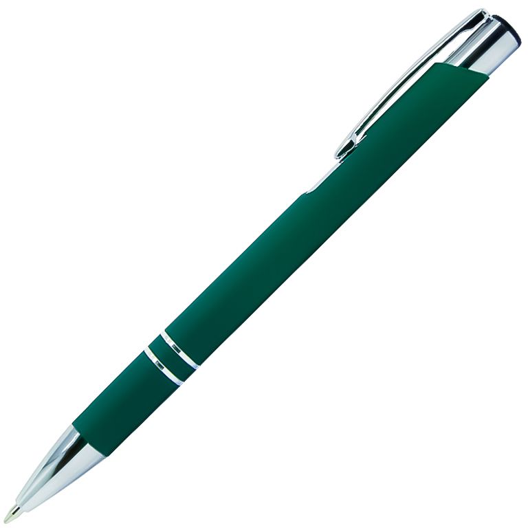 Ручка шариковая Legend Soft Touch Requis, зеленая