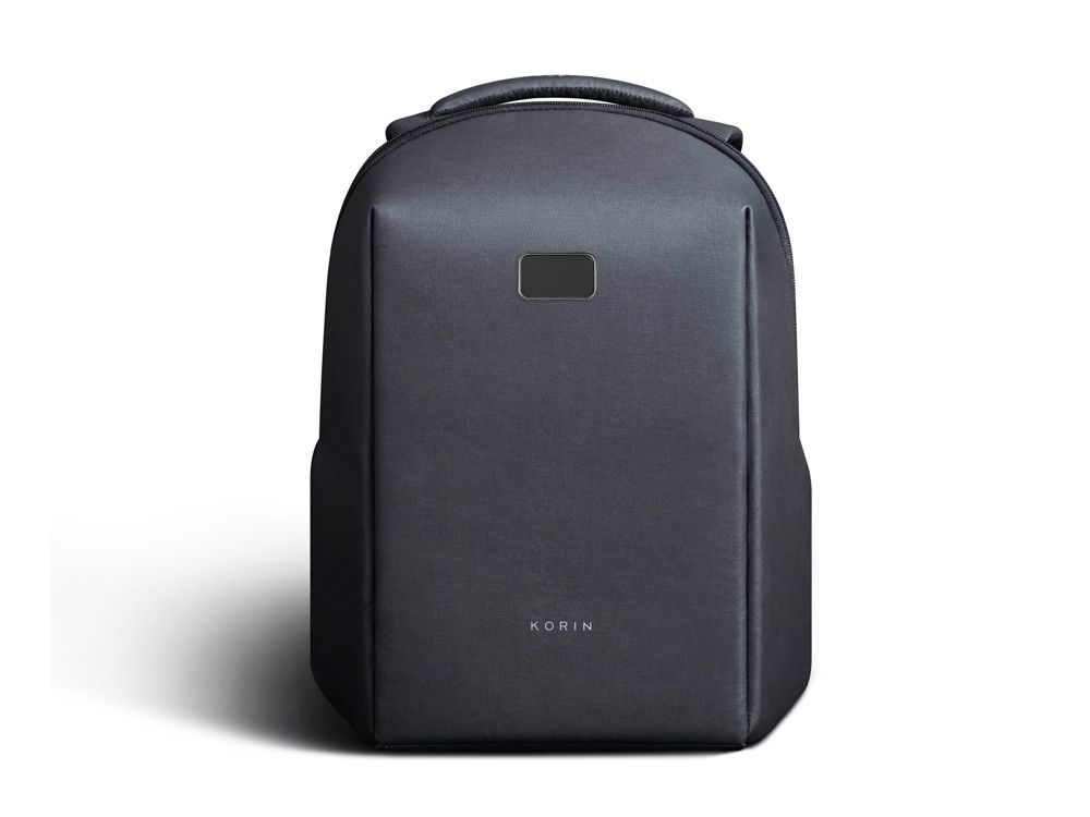 Водостойкий антикражный рюкзак Hipack для ноутбука 15.6", черный