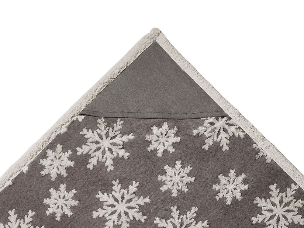 Плед Snowflake новогодний