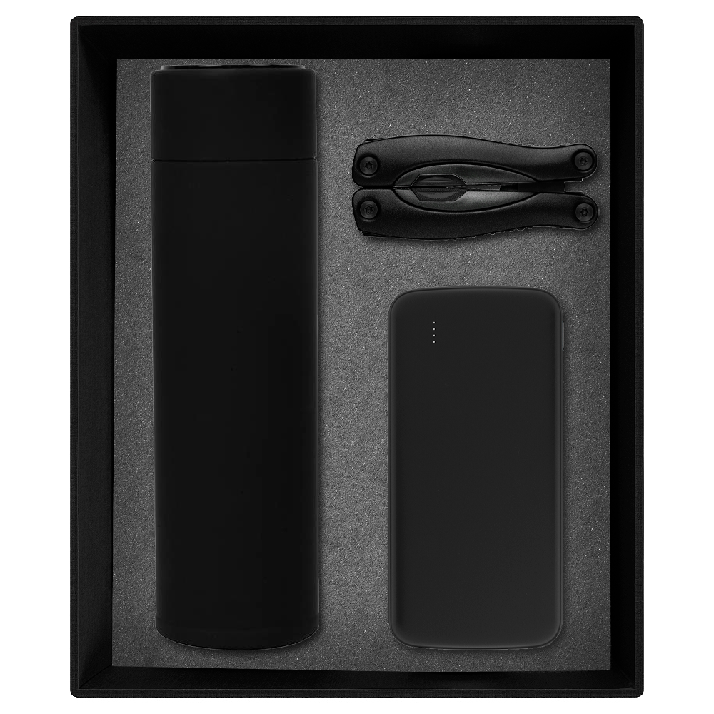 Набор подарочный Solution Prestige Trio (внешний аккумулятор, мультитул, термос)