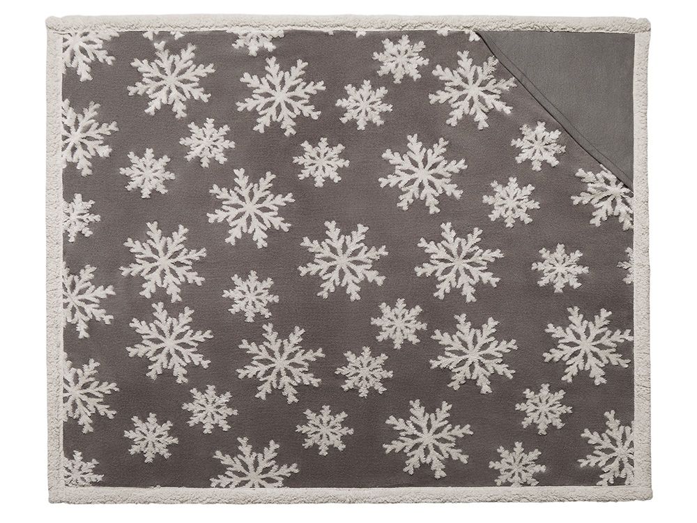Плед Snowflake новогодний