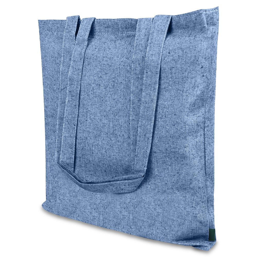 Сумка из переработанного хлопка Caravan Recycled Melange 140, плотность 140 г/м2