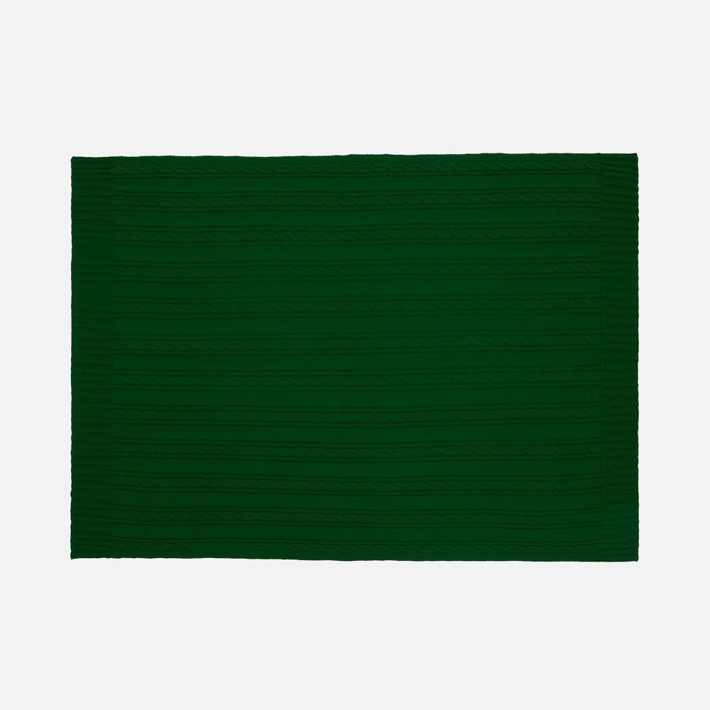 Плед Remitti, глубокий зеленый