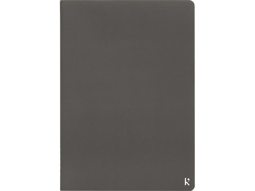 Комплект из двух блокнотов Karst формата A5 с листами из каменной бумаги, slate grey