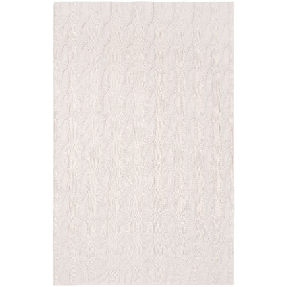 Плед Snefald, жемчужно-белый