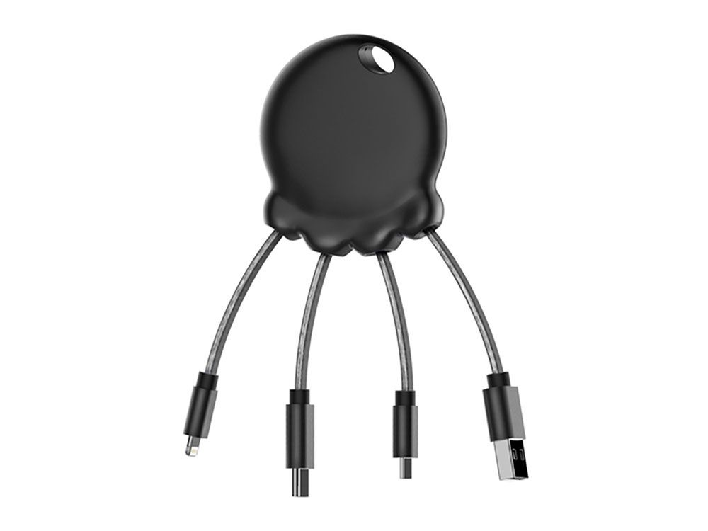 Портативное зарядное устройство «Octopus Booster», 1000 mAh, черный