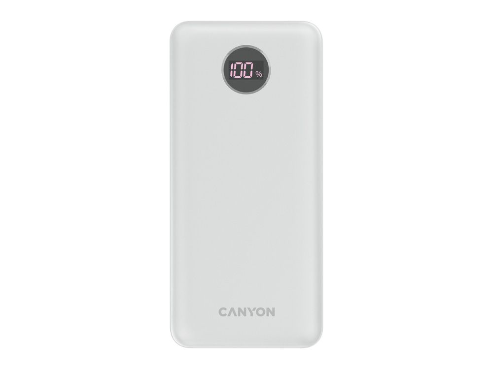 Портативный аккумулятор Canyon PB-2002 (CNE-CPB2002W), белый
