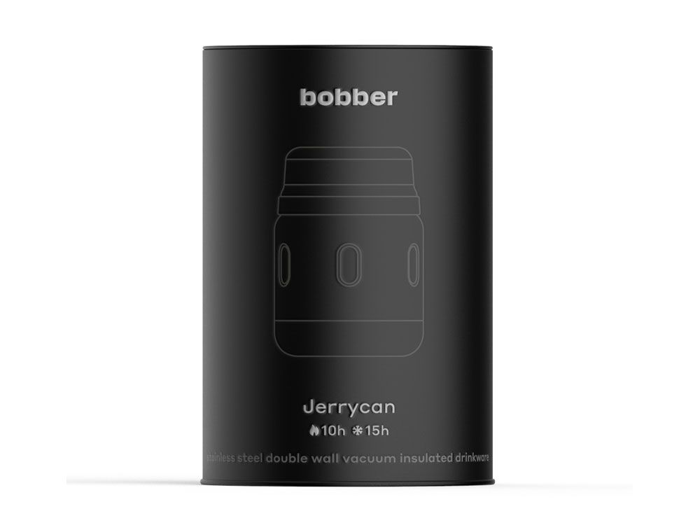 Термос для еды, вакуумный, бытовой, тм "bobber". Объем 0.47 литра. Артикул Jerrycan-470 Glossy
