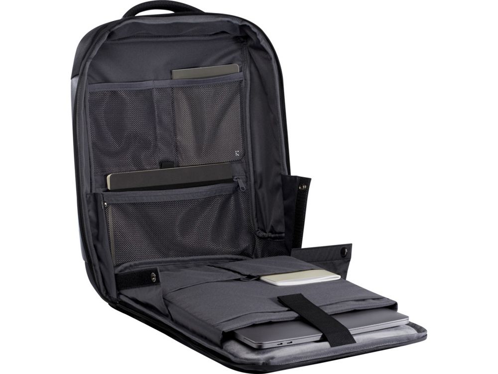 Expedition Pro компактный рюкзак для ноутбука 15,6" из переработанных материалов, 12 л - Черный