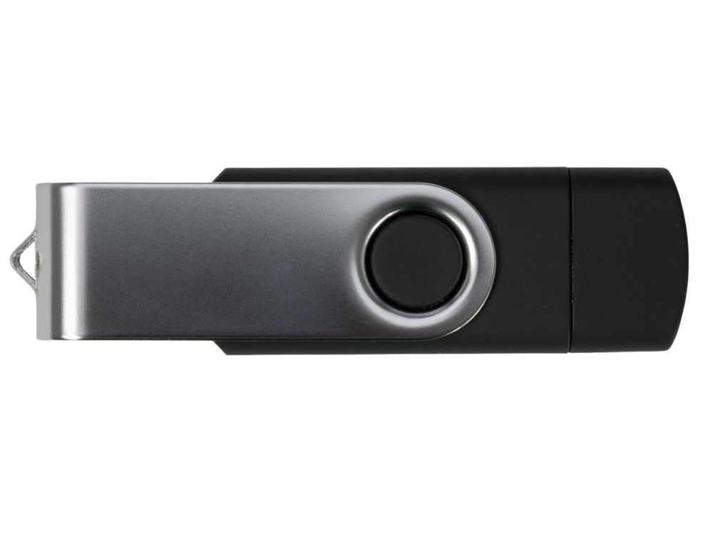 USB3.0/USB Type-C флешка на 32 Гб «Квебек C», черный