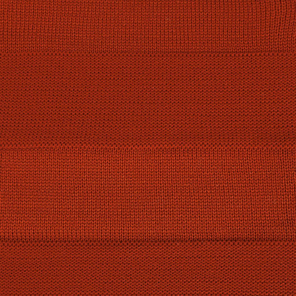 Плед Pleat, коричневый (терракота)