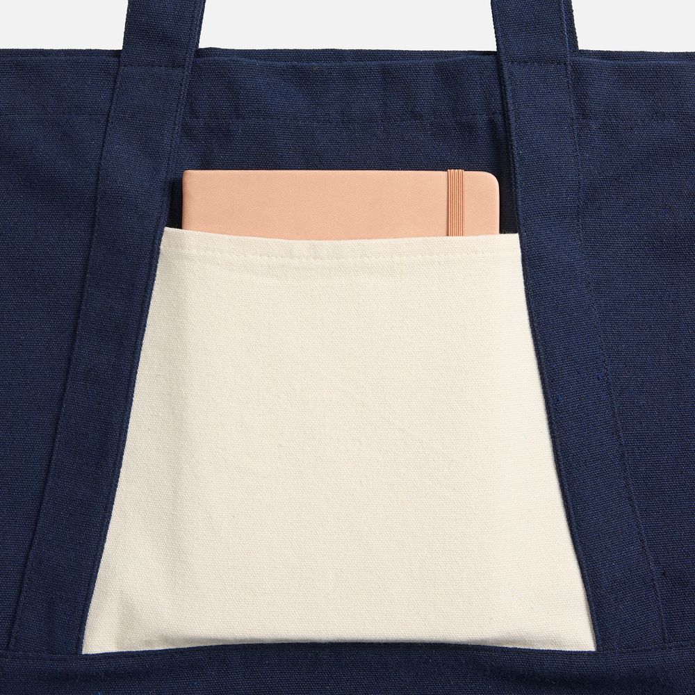 Шопер Shophop, синий с неокрашенным