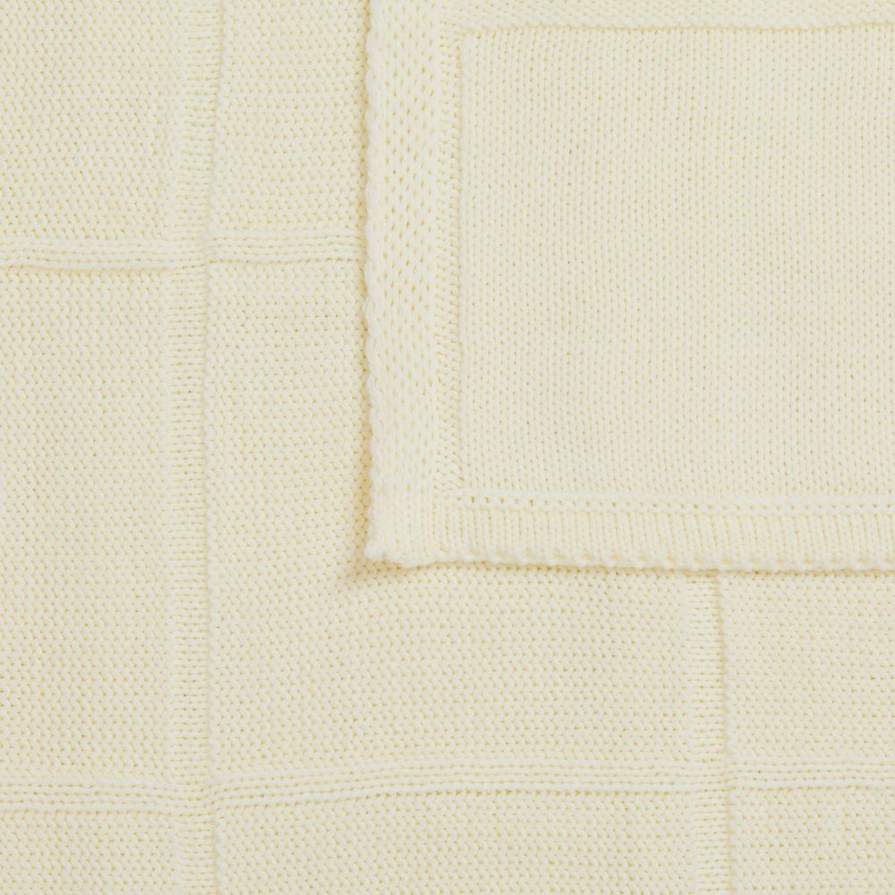 Плед Chainfield, белый (молочный)