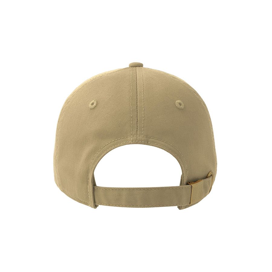 Бейсболка "DAD HAT-S FIVE", 5 клиньев, металлическая застежка, бежевый, 80% органический хлопок, 20% переработанный хлопок, 270 г/м2