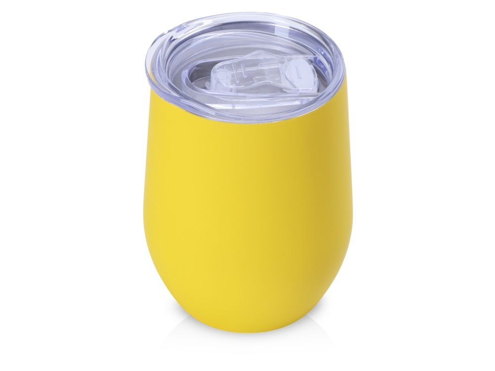 Термокружка "Vacuum mug C1", soft touch, 370мл, желтый