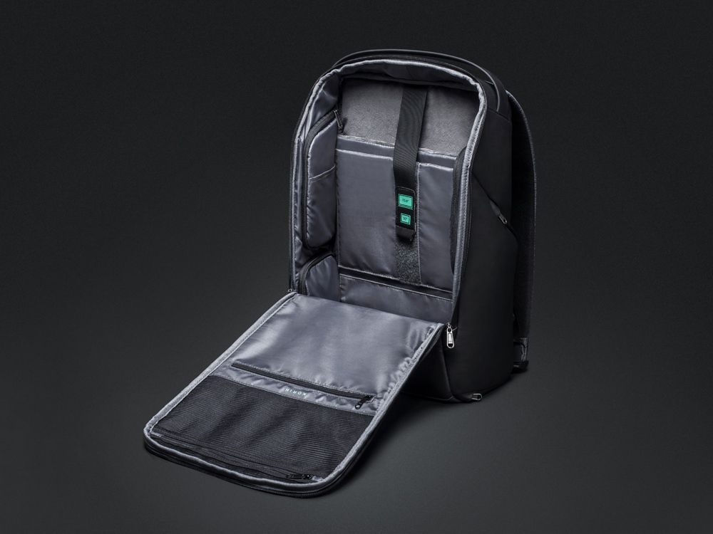 Антикражный рюкзак FlexPackPro для ноутбука 15.6", серый/черный