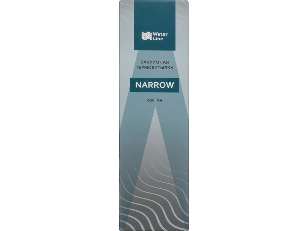 Термобутылка "Narrow" с вакуумной изоляцией, 500 мл, черный