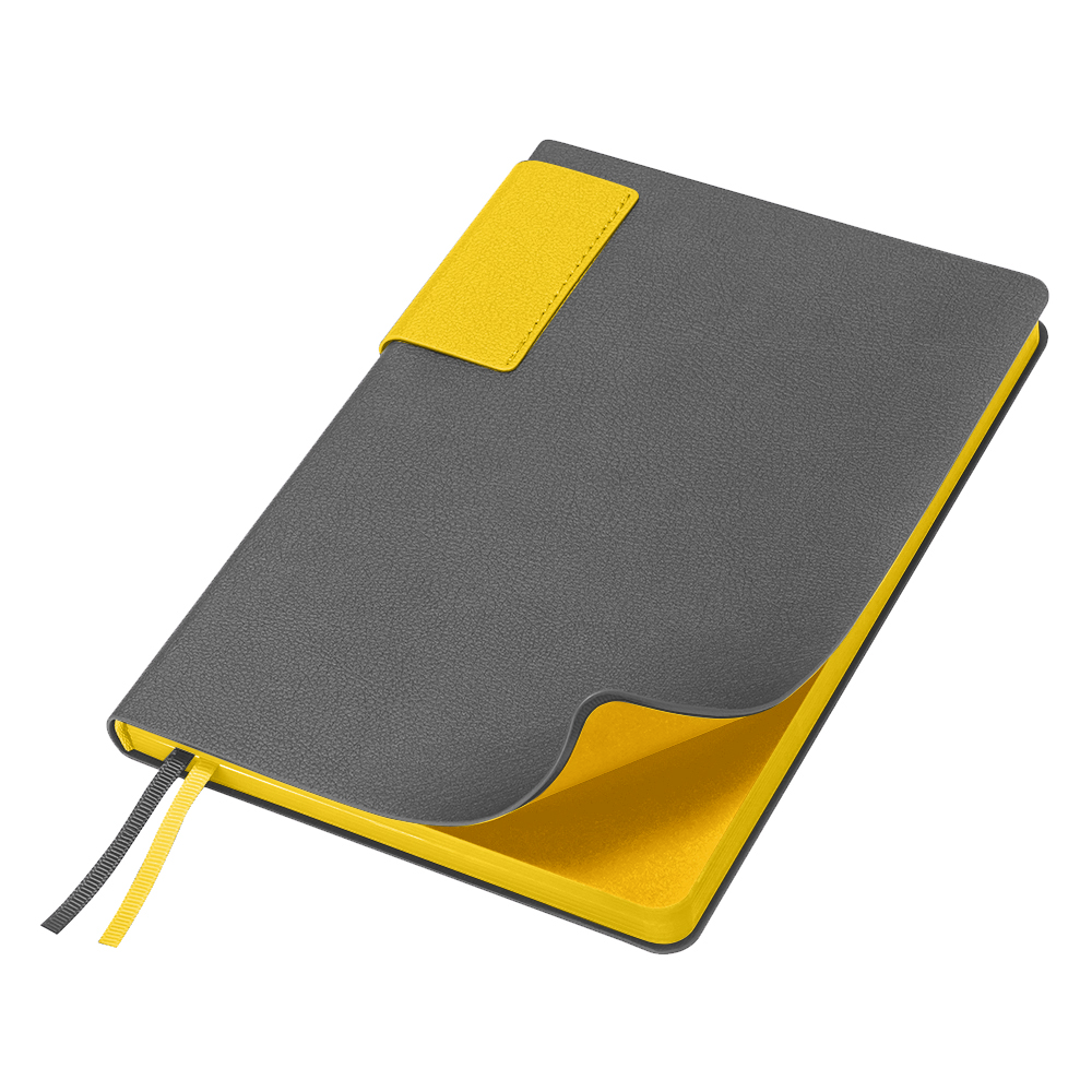 Ежедневник Flexy Star Sivilia Grey Edition Color А5 серо-желтый