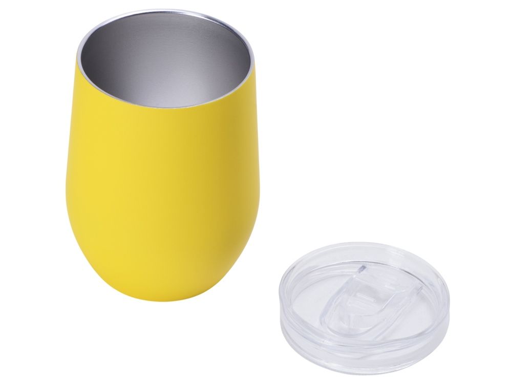 Термокружка "Vacuum mug C1", soft touch, 370мл, желтый