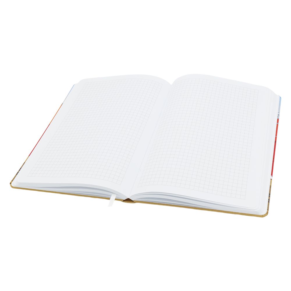 Записная книжка Dziuna Октябрьская в клетку 10,5 x 16 см