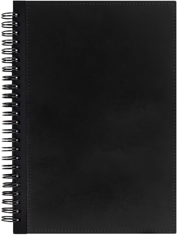 Ежедневник Notera Maxi, недатированный, черный