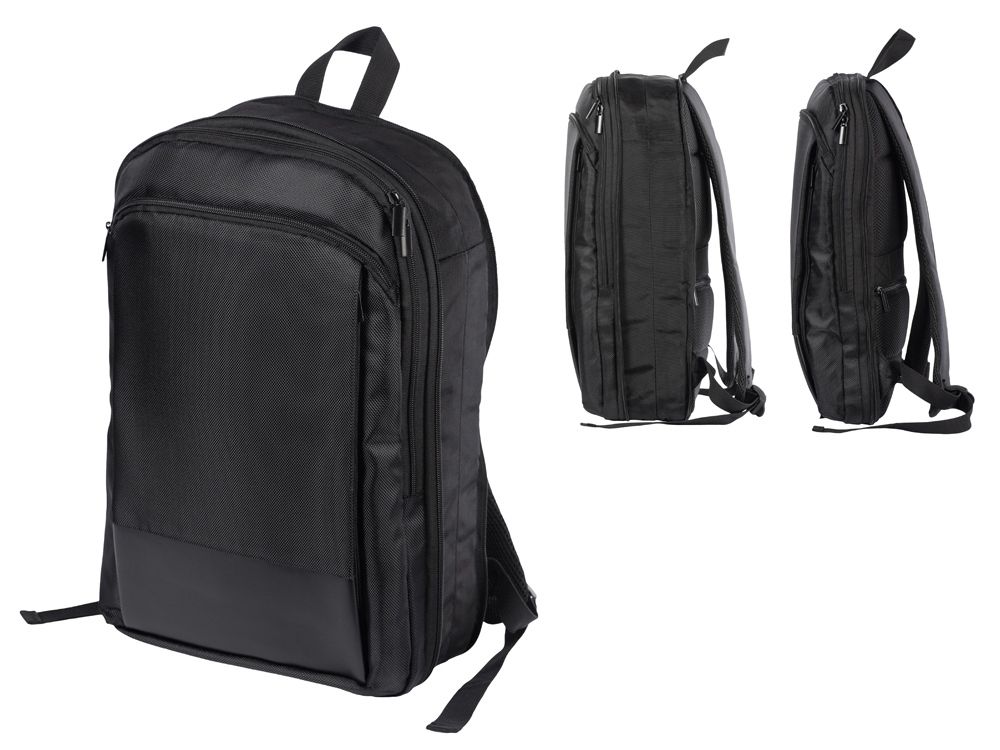 Расширяющийся рюкзак Slimbag для ноутбука 15,6", черный