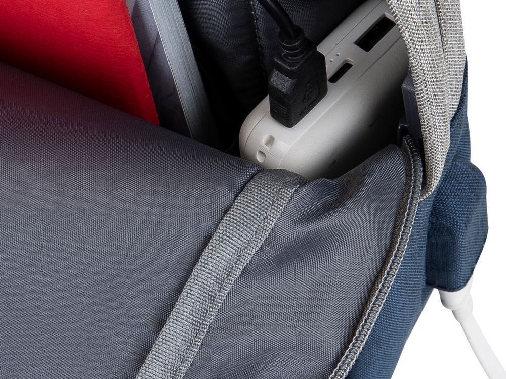 RIVACASE 7562 grey/dark blue рюкзак для ноутбука 15.6'', серый/темно-синий