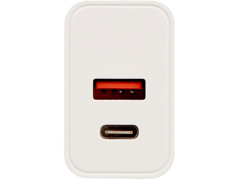 Сетевое зарядное устройство c выходами USB-A и USB-C и быстрой зарядкой QC/PD «Recharger Pro», 30 Вт