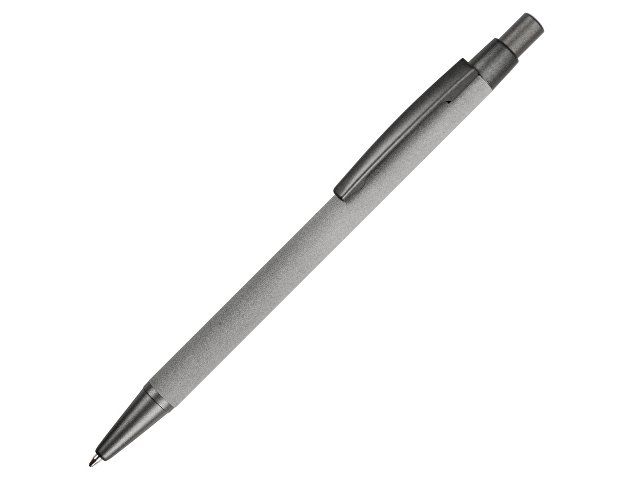 Ручка шариковая Stone Soft Touch Requis, металлическая, софт тач темно-серая