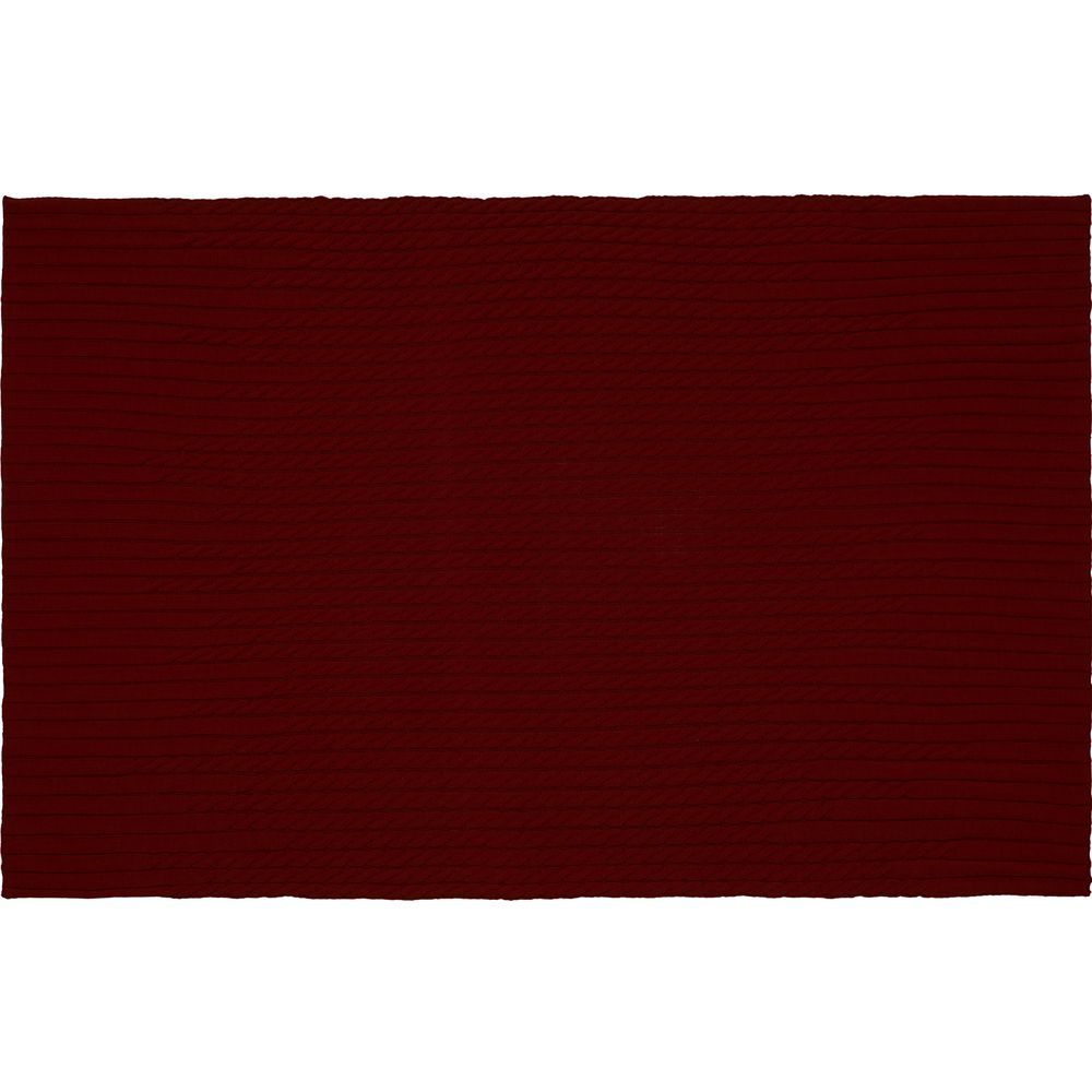 Плед Tressa, красный (бордовый)