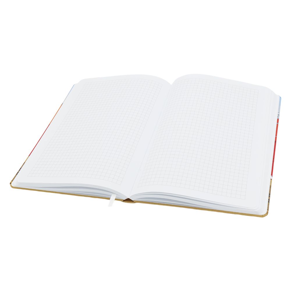 Записная книжка Dziuna Октябрьская в клетку 15 x 21 см