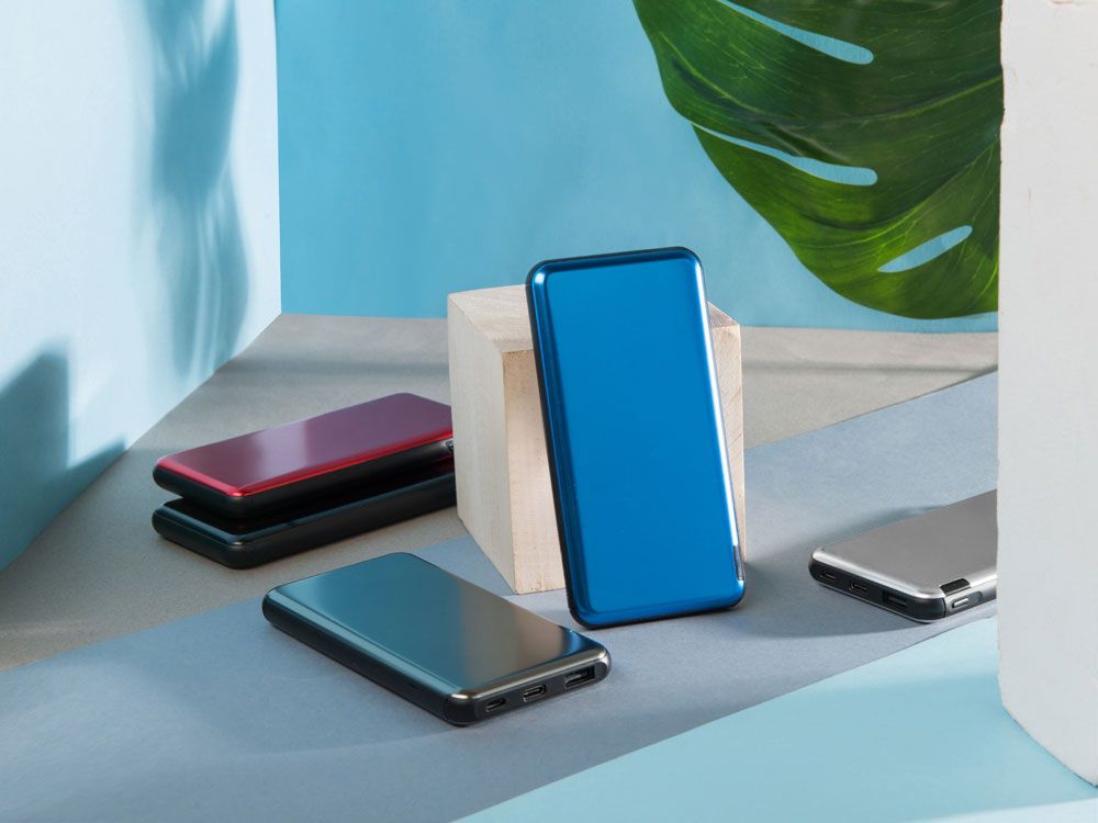Внешний аккумулятор «Forge» v.2, металл, 10000mah, серый